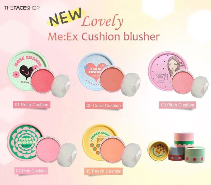 Phấn má hồng Lovely Meex Cushion Blusher