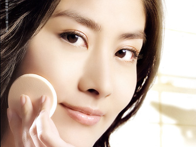 Cách phủ phấn Shiseido Baby Powder